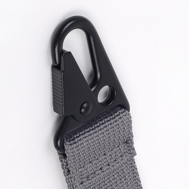  серая ключница Carhartt WIP Jaden Keyholder I027773-husky/black - цена, описание, фото 4